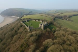Read more about the article Llansteffan Castle: Coastal Defenses, Ancient Legends, and Haunting Echoes